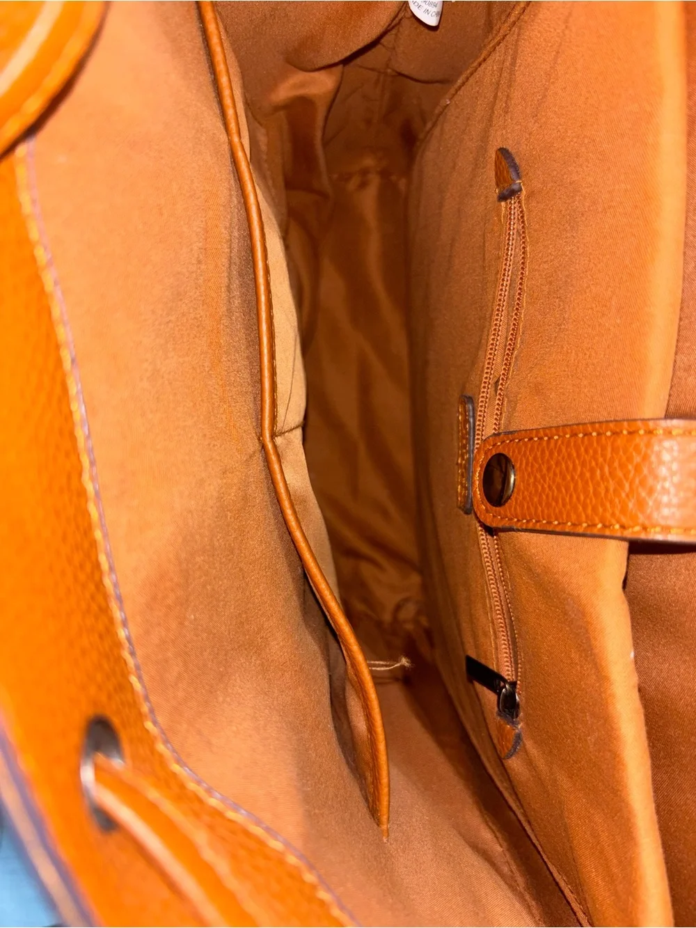 Joan & David Cognac Brown Men's Leather Backpack